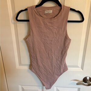 Babaton Mauve Sleeveless Bodysuit